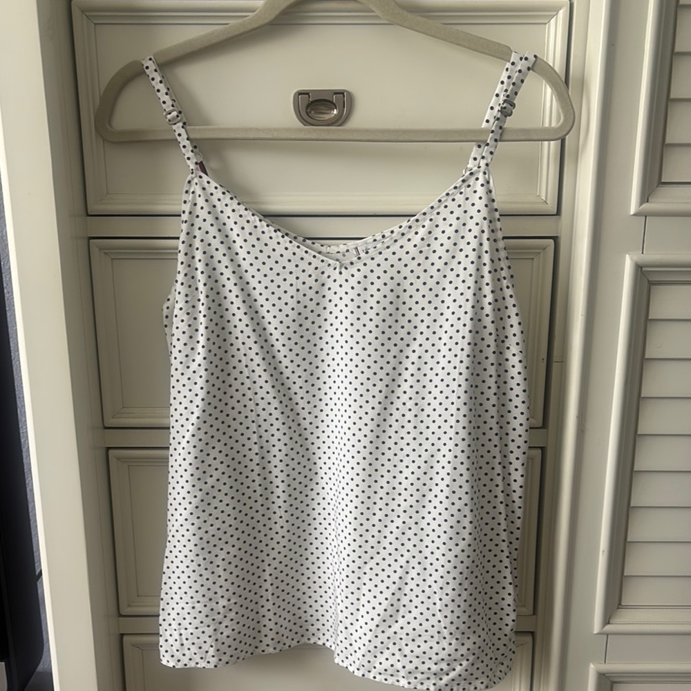 Tommy Hilfiger Black and White Sleeveless Camisole